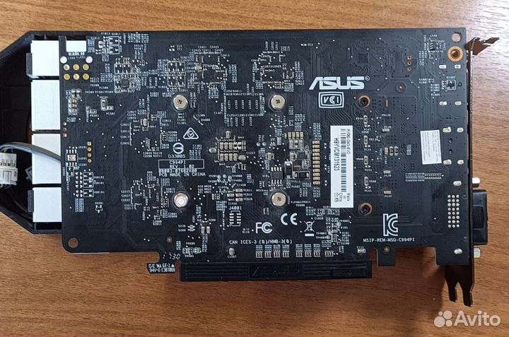 Видеокарта Asus RX560 4GB