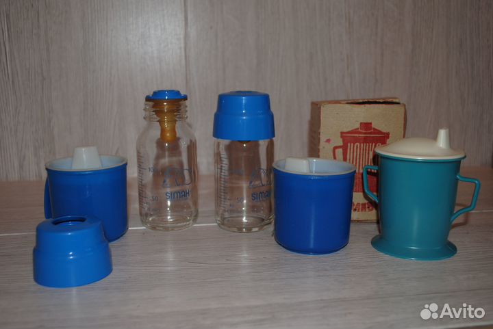 Поильник непроливайка бутылочка для кормления СССР