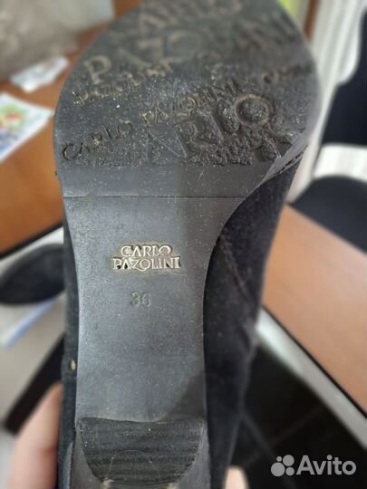 Сапоги женские натуральная замша 36 размер