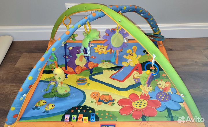 Развивающий коврик tiny love солнечная полянка