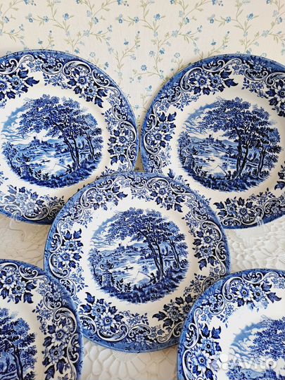 Тарелки старая Англия Ironstone, винтаж