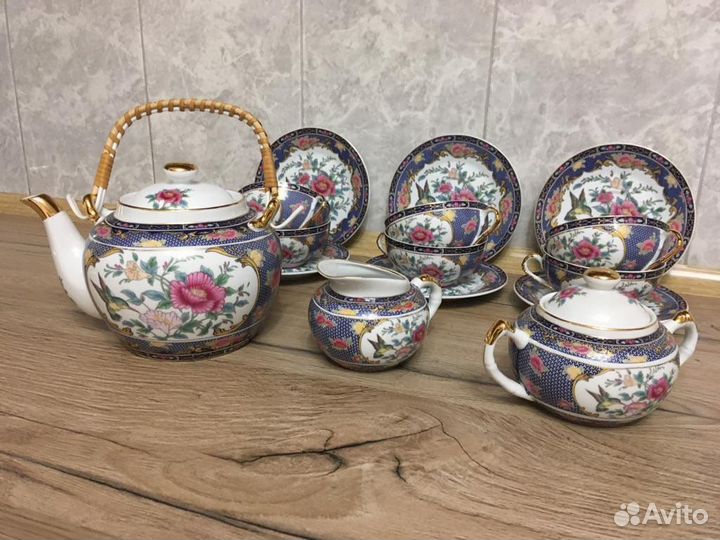 Сервиз чайный фарфоровый японский Yamasen