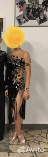 Платье для бальных танцев латина, ю2, молодежь