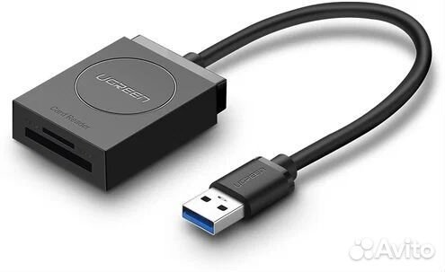 Картридер USB3.0 для чтения SD, microSD, новый