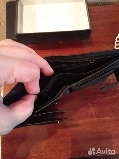 Кошелек мужской кожаный новый