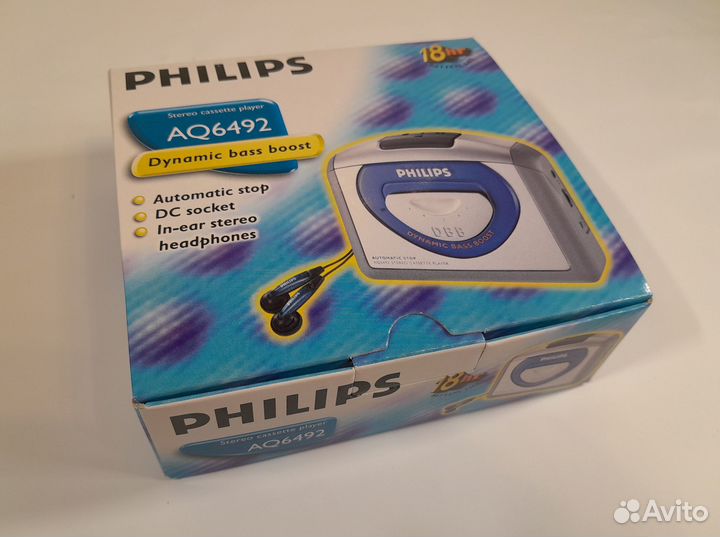 Абсолютно новый кассетный плеер Philips AQ6492
