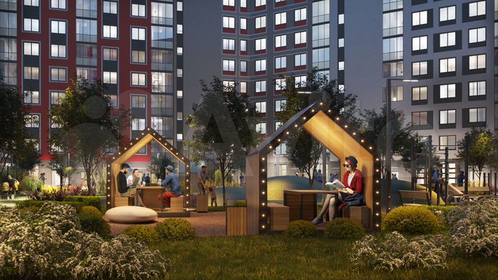 1-к. квартира, 34,2 м², 2/12 эт.