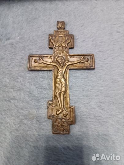 Старинный латунный Крест