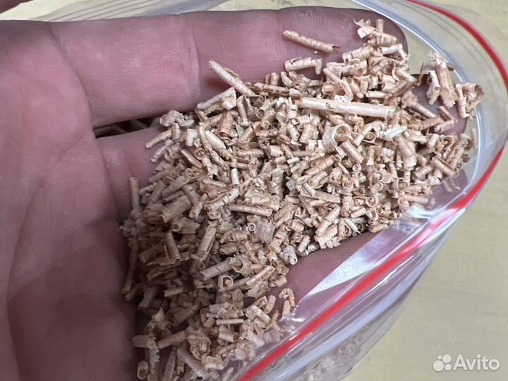 Стружка буковая для котов и грызунов