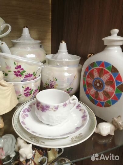 Чайная пара фарфор Кузнецовский