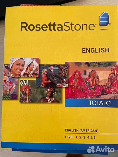 Программа rosetta stone 5 уровней с гарнитурой