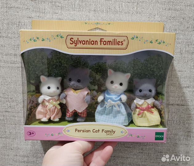 Sylvanian Families Семья персидских котов