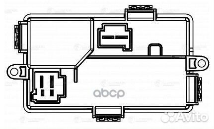 Резистор э/вент. отоп. для а/м BMW 5 (F10) (10) /7