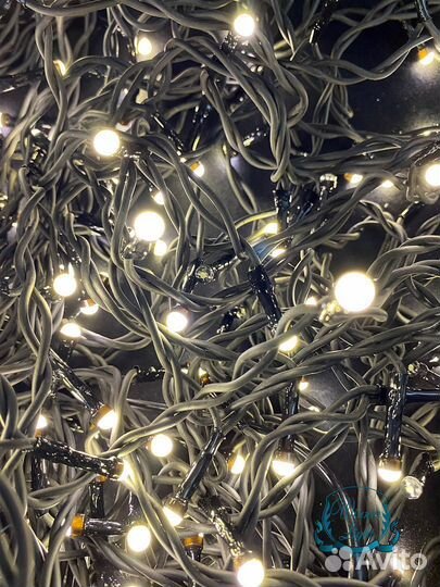 Гирлянда уличная бахрома 160 диодов на 3 метра, бр