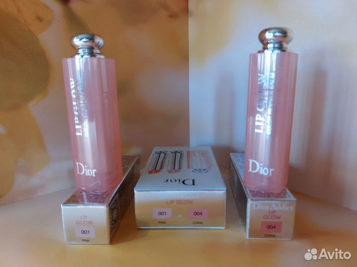 Бальзам для губ Dior addict lip glow набор 2 в 1