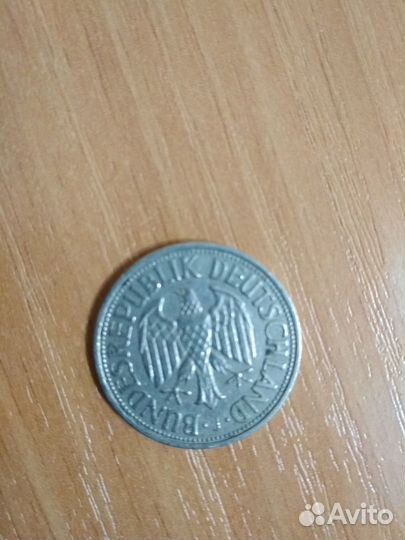 Монета 1deutsche mark, 1957 год