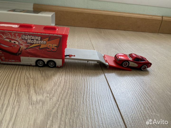 Машинки тачки mattel Маккуин и Мак раритет