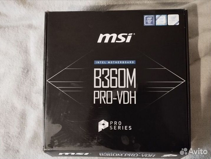 Плата MSI LGA1151-v2 B360 B360M PRO-VDH 4xDDR4 1xP