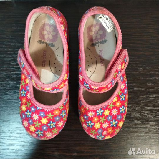 Сандалии текстильные закрытые