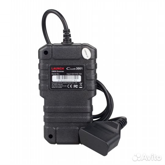 Автосканер Launch Creader 3001