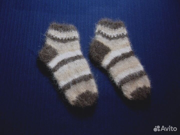 Носки детские из собачьей шерсти