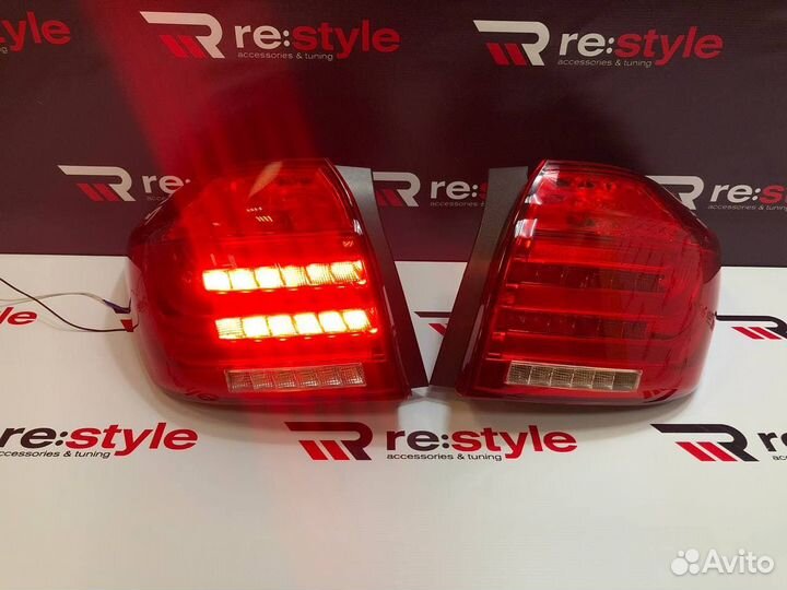 Стопы Highlander (XU40) 09-13г Led Красные