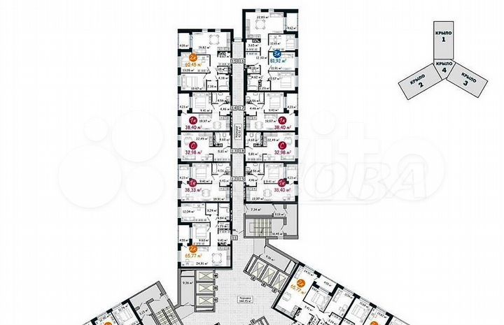 Квартира-студия, 33 м², 24/24 эт.
