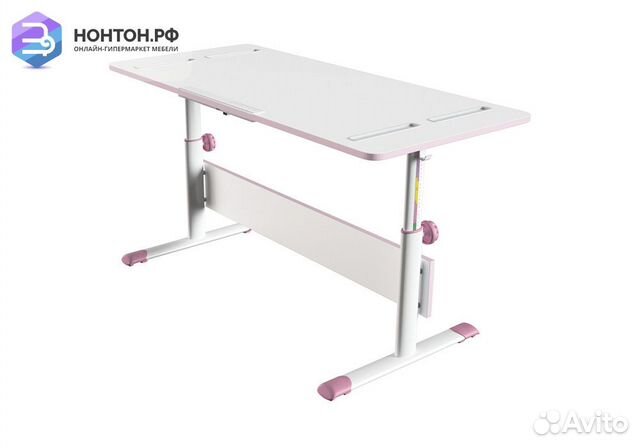 Парта-трансформер Polini kids City белый / розовый