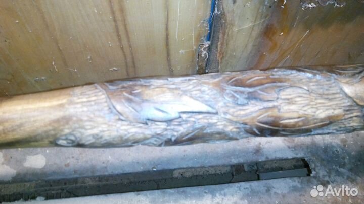 Бита бейсбольная резная подарочная