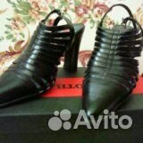 Туфли босоножки черные Maxi of London р.38