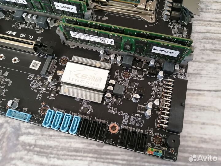 Комплект Jingsha X99 Dual + Xeon E5-2697v3 + 64gb