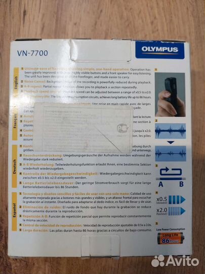 Диктофон olympus vn-7700