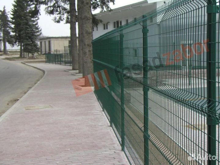 Забор 3д, 3D сетка панель 2х2.5х4мм