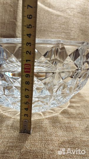 Салатник хрустальный большой Crystalite Bohemia