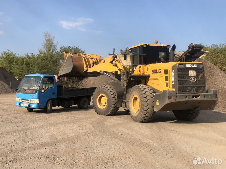 Доставка песка, щебня, чернозема