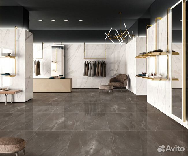 Керамогранит Arcadia Ceramica Pulpis Nero 60x60 см 1.44 м² глянцевый цвет черный