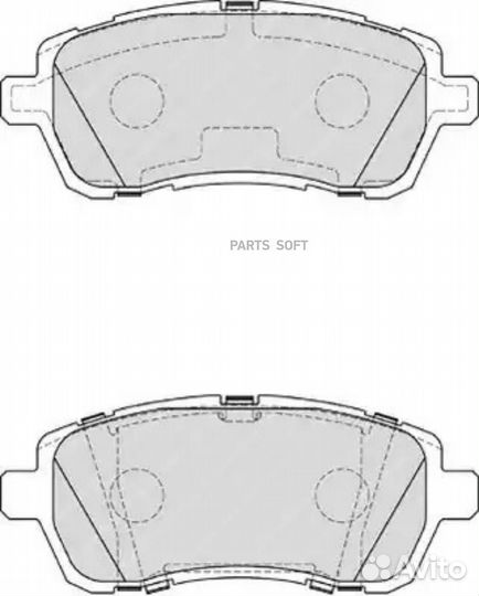 Ferodo FDB4179W FDB4179W колодки дисковые передние