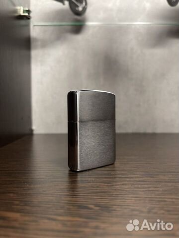 Zippo #200 Brushed Chrome A V январь 1989г