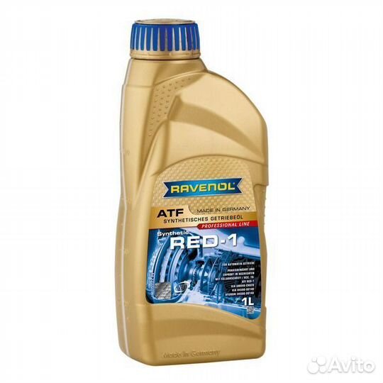 Трансмиссионное масло ravenol ATF RED-1 (1л) new 4