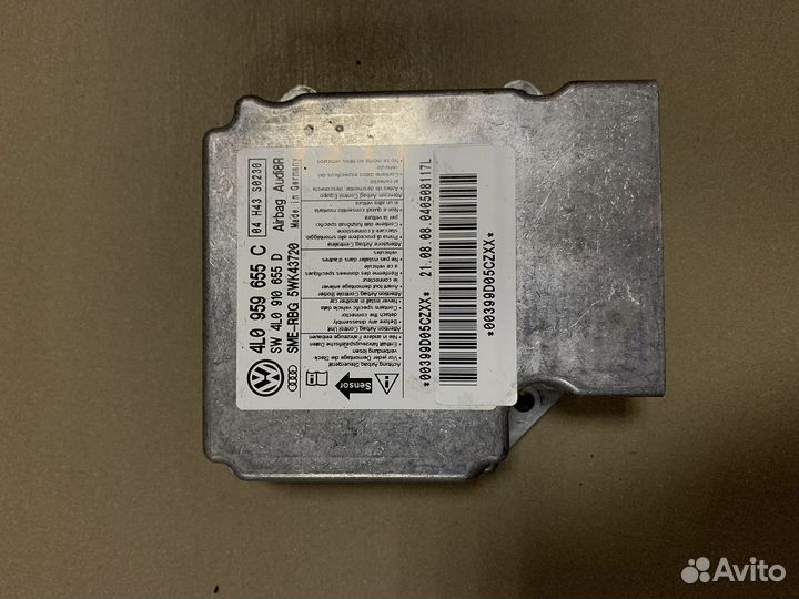 Audi Q7 4L Блок управления AIR BAG