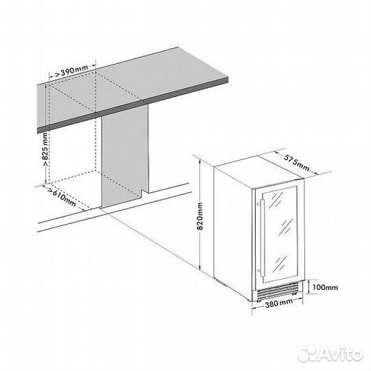 Винный шкаф cellar private CP027-2TW