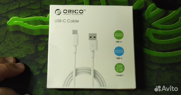 Кабель зарядки 5А: USB type-c, type-c-type-c
