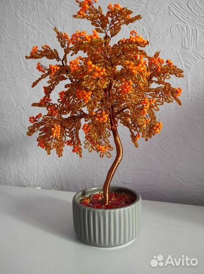 Рябина из бисера