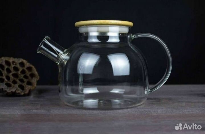 Заварник стеклянный