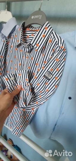 Рубашки для мальчика, р. 116, 3 шт