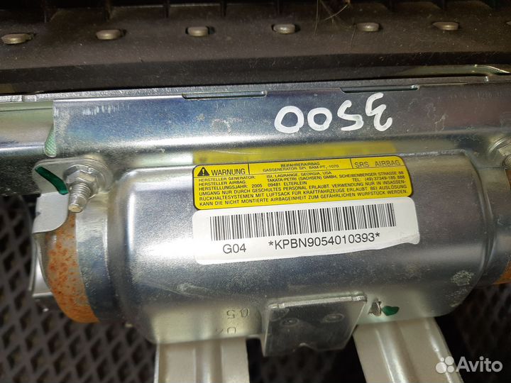 Подушка безопасности пассажира nissan almera n 16