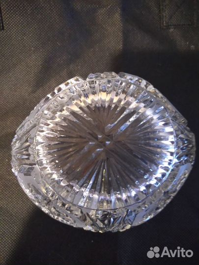 2 парные салатницы/ вазы для фруктов хрусталь СССР