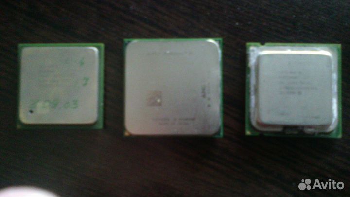Старые процессоры Athlon, Celeron, Pentium