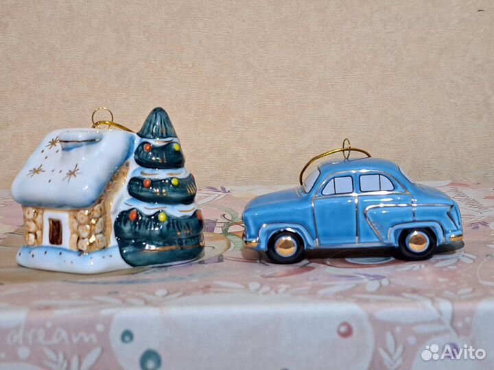 Елочные игрушки Лефортовский фарфор