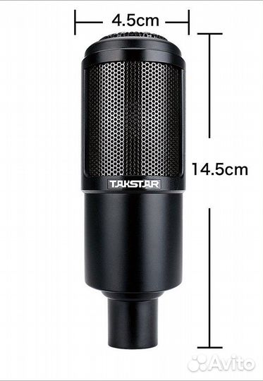 Микрофон Takstar PC-K320 red